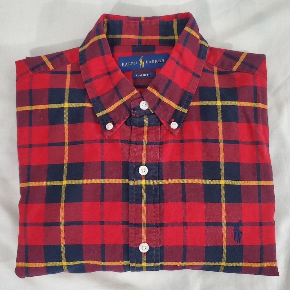 POLO RALPH LAUREN ClassicFit Button Up Plaid Shirt